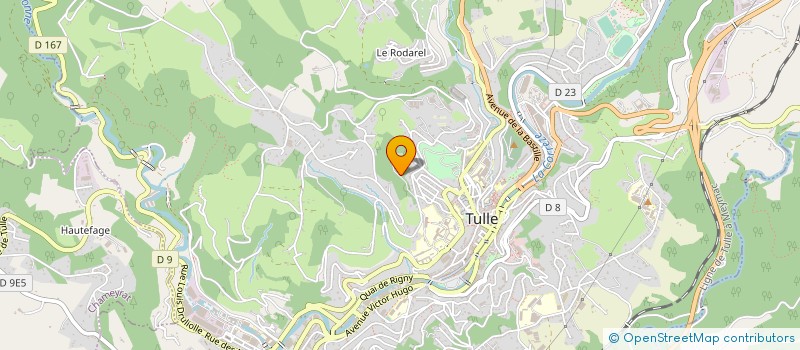 localisation de l'entreprise GROUPEMENT FORESTIER DEYLAC  TULLE