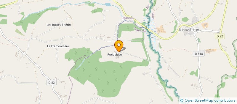 localisation de l'entreprise GROUPEMENT FORESTIER DIEUFIT à LONLAY-L ABBAYE