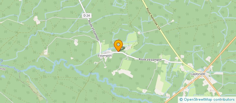 localisation de l'entreprise GROUPEMENT FORESTIER DOMAINE ESTAMPON  LOSSE