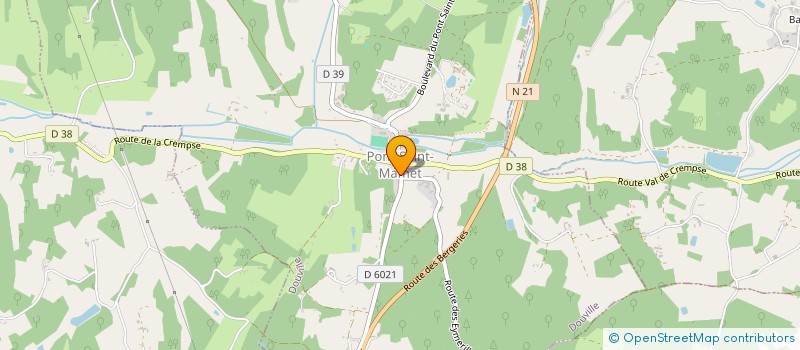 localisation de l'entreprise GROUPEMENT FORESTIER DOUBLE & CREMPSE  DOUVILLE