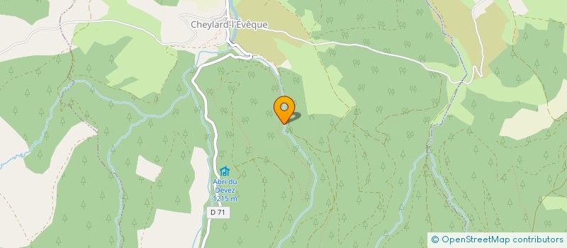 localisation de l'entreprise GROUPEMENT FORESTIER DU BADOU  CHEYLARD L'EVEQUE