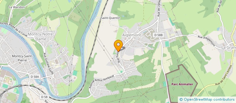 localisation de l'entreprise GROUPEMENT FORESTIER DU BAN DE PILLON  AIGLEMONT