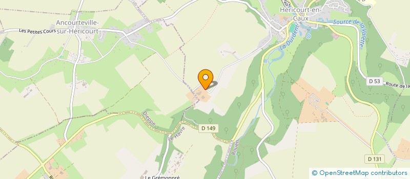 localisation de l'entreprise GROUPEMENT FORESTIER DU BEL EVENT  HERICOURT-EN-CAUX