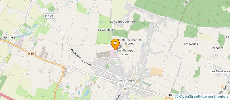 localisation de l'entreprise GROUPEMENT FORESTIER DU BELLAY à ALLONNES