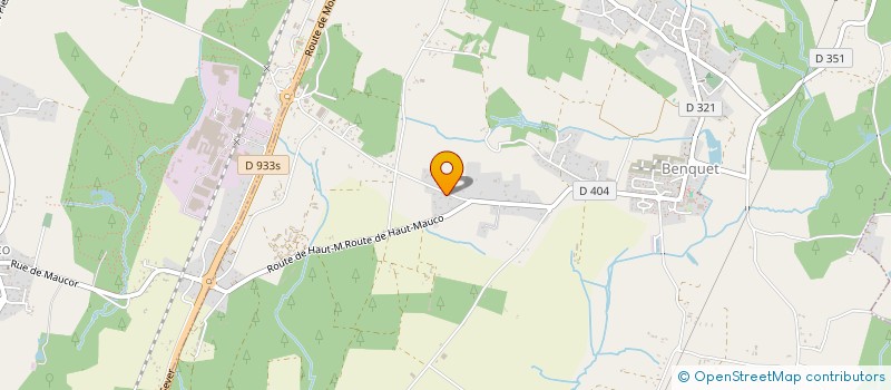 localisation de l'entreprise GROUPEMENT FORESTIER DU BELLOCQ  BENQUET