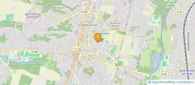 localisation de l'entreprise GROUPEMENT FORESTIER DU BILLON  MONTLHERY