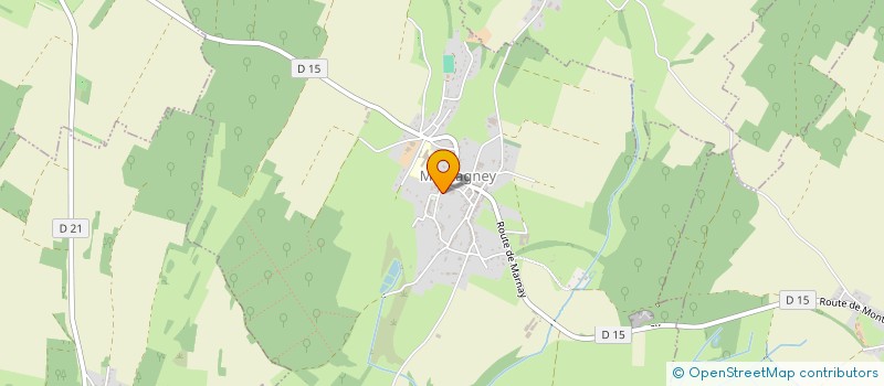 localisation de l'entreprise GROUPEMENT FORESTIER DU BLAIREAU  BROYE-AUBIGNEY-MONTSEUGNY