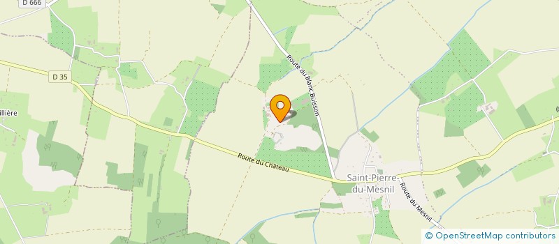 localisation de l'entreprise GROUPEMENT FORESTIER DU BLANC BUISSON à MESNIL-EN-OUCHE