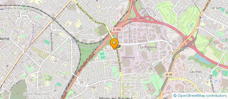 localisation de l'entreprise GROUPEMENT FORESTIER DU BOIDUBERT  MONS-EN-BARUL