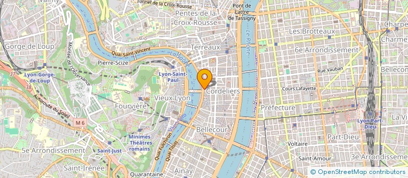 localisation de l'entreprise GROUPEMENT FORESTIER DU BOIS BRULE à LYON