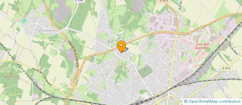 localisation de l'entreprise GROUPEMENT FORESTIER DU BOIS CHARMANT à DOLE