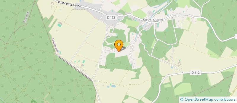 localisation de l'entreprise GROUPEMENT FORESTIER DU BOIS D'AUMONT  GROSROUVRE