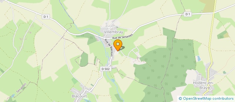 localisation de l'entreprise GROUPEMENT FORESTIER DU BOIS D'AVELON à VILLEMBRAY