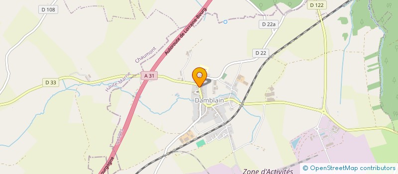 localisation de l'entreprise GROUPEMENT FORESTIER DU BOIS DE L'ARTEMBOUCHET  DAMBLAIN