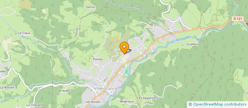 localisation de l'entreprise GROUPEMENT FORESTIER DU BOIS DE LA FAYETTE  VILLEVOCANCE