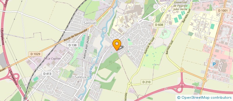 localisation de l'entreprise GROUPEMENT FORESTIER DU BOIS DE LA REURRE  SALEUX