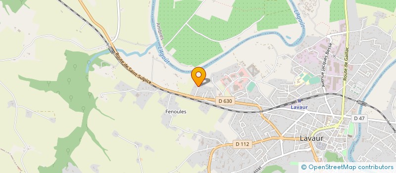 localisation de l'entreprise GROUPEMENT FORESTIER DU BOIS DE MIRAL  LAVAUR