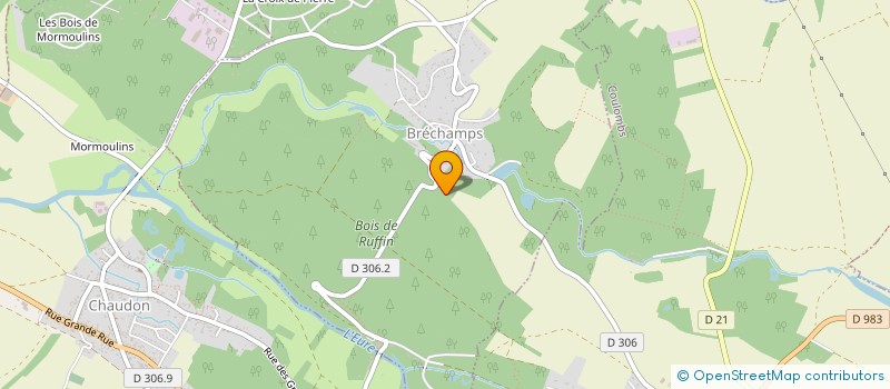 localisation de l'entreprise GROUPEMENT FORESTIER DU BOIS DE RUFFIN à BRECHAMPS