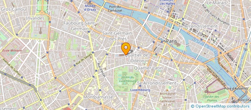 localisation de l'entreprise GROUPEMENT FORESTIER DU BOIS DE SERRE à PARIS