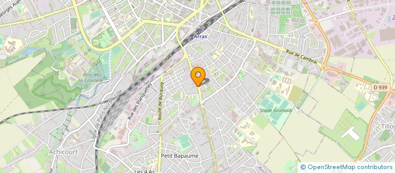 localisation de l'entreprise GROUPEMENT FORESTIER DU BOIS DE VAUCELLES à ARRAS