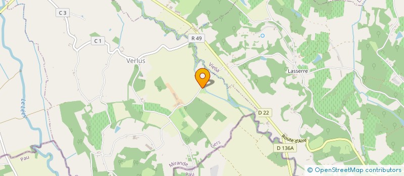 localisation de l'entreprise GROUPEMENT FORESTIER DU BOIS DE VERLUS  VERLUS