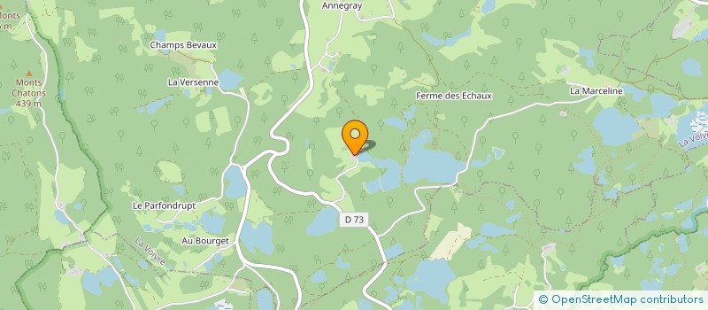 localisation de l'entreprise GROUPEMENT FORESTIER DU BOIS DES BAUMES  LA VOIVRE