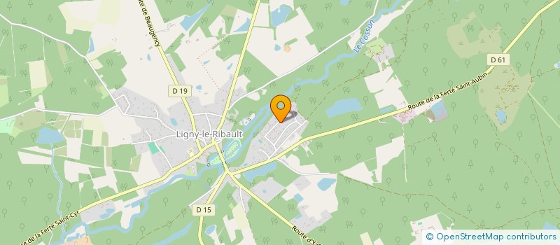 localisation de l'entreprise GROUPEMENT FORESTIER DU BOIS DES ELFES  MENESTREAU-EN-VILLETTE
