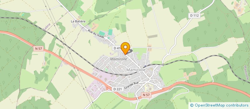 localisation de l'entreprise GROUPEMENT FORESTIER DU BOIS DES HATRES à MAMIROLLE