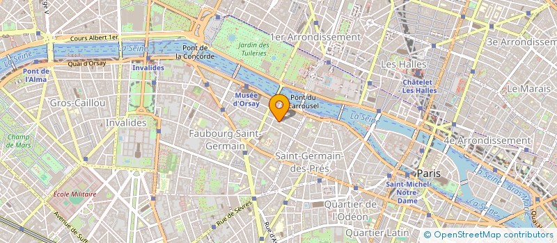 localisation de l'entreprise GROUPEMENT FORESTIER DU BOIS FAMILLE à PARIS