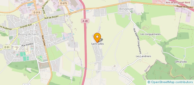 localisation de l'entreprise GROUPEMENT FORESTIER DU BOIS HEBERT  BOSGOUET