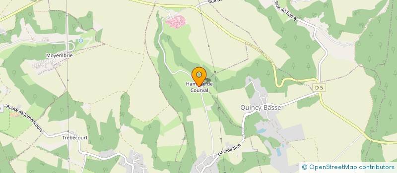 localisation de l'entreprise GROUPEMENT FORESTIER DU BOIS NOMADE  LANDRICOURT