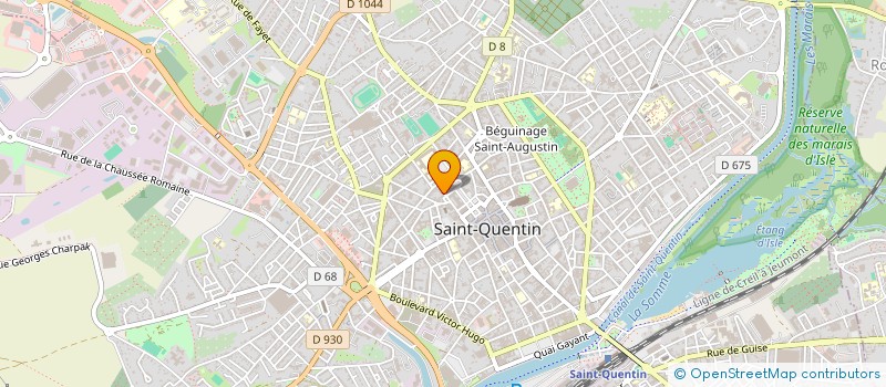 localisation de l'entreprise GROUPEMENT FORESTIER DU BOIS ROGER  SAINT-QUENTIN