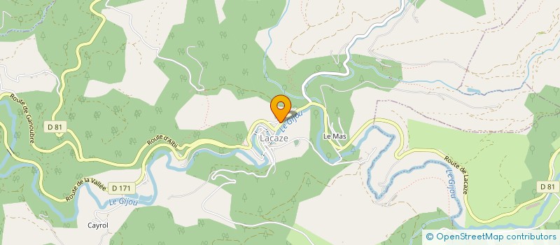 localisation de l'entreprise GROUPEMENT FORESTIER DU BOUSQUET  SAINT-SULPICE-LA-POINTE