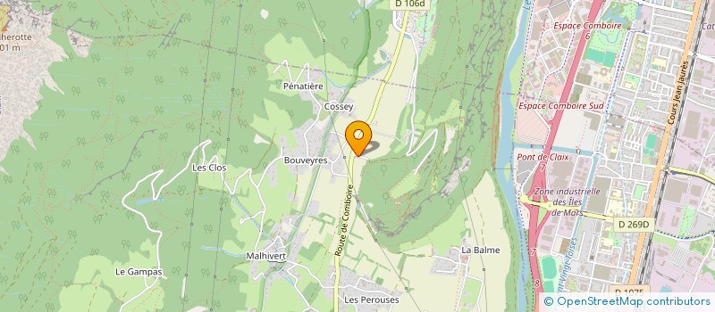 localisation de l'entreprise GROUPEMENT FORESTIER DU BREDA  CLAIX