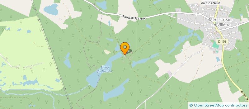 localisation de l'entreprise GROUPEMENT FORESTIER DU BRIOU LANDRE  LIGNY-LE-RIBAULT