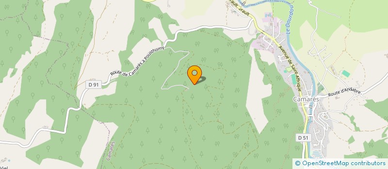 localisation de l'entreprise GROUPEMENT FORESTIER DU CARRIE à CAMARES