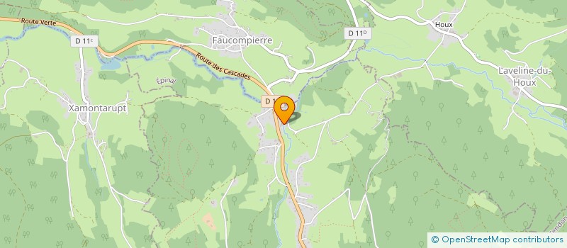 localisation de l'entreprise GROUPEMENT FORESTIER DU CASCADET  TENDON