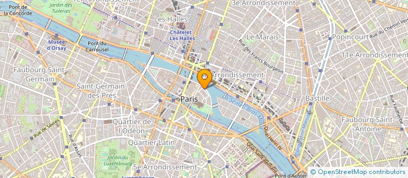 localisation de l'entreprise GROUPEMENT FORESTIER DU CENTRE à PARIS