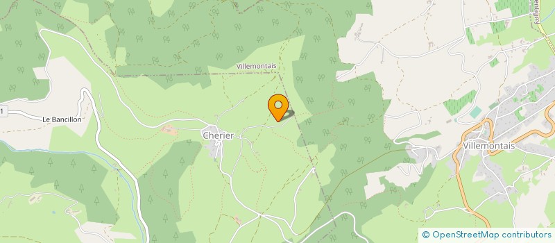 localisation de l'entreprise GROUPEMENT FORESTIER DU CHAFRAGNIER à CHERIER