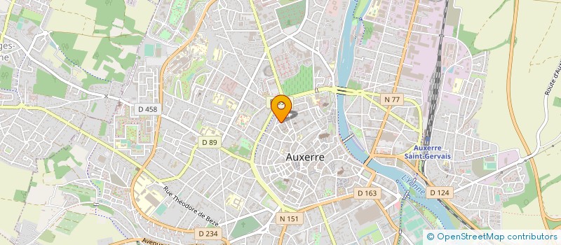 localisation de l'entreprise GROUPEMENT FORESTIER DU CHALAUX  SAINT-GEORGES-SUR-BAULCHE