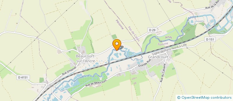 localisation de l'entreprise GROUPEMENT FORESTIER DU CHAMP RAGOT  GRANDCOURT