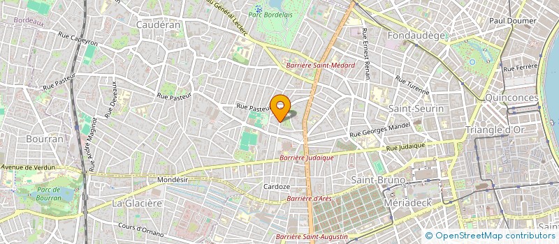 localisation de l'entreprise GROUPEMENT FORESTIER DU CHANAY à BORDEAUX