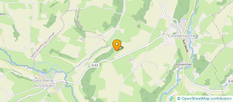 localisation de l'entreprise GROUPEMENT FORESTIER DU CHATELLIER  VILLAINES-SOUS-LUCE