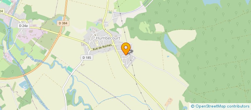 localisation de l'entreprise GROUPEMENT FORESTIER DU CHAUDRON à HUMBECOURT