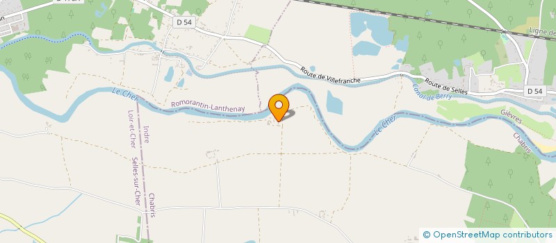 localisation de l'entreprise GROUPEMENT FORESTIER DU CHEMIN DE LA MESSE à CHABRIS