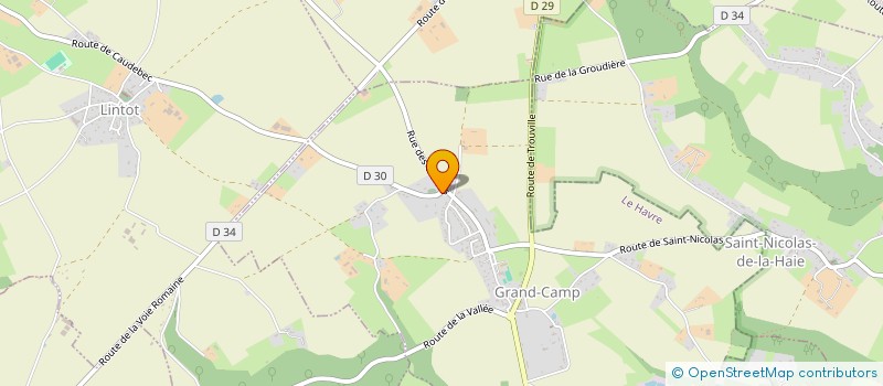 localisation de l'entreprise GROUPEMENT FORESTIER DU CHEVAL BLANC  SAINT-JEAN-DE-FOLLEVILLE