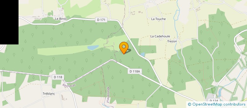 localisation de l'entreprise GROUPEMENT FORESTIER DU CILIO  MONTENEUF