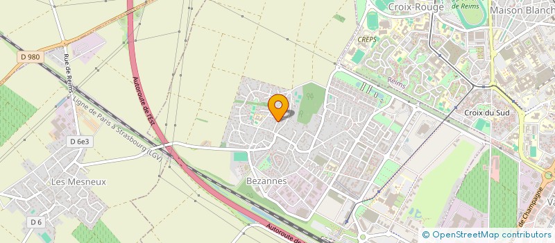 localisation de l'entreprise GROUPEMENT FORESTIER DU CLOS AUX CHENES  BEZANNES