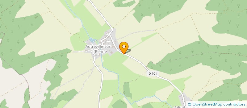 localisation de l'entreprise GROUPEMENT FORESTIER DU CLOS DES RIS à AUTREVILLE-SUR-LA-RENNE
