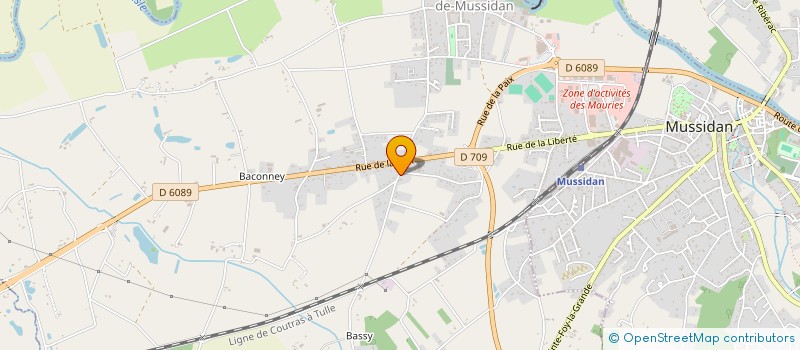 localisation de l'entreprise GROUPEMENT FORESTIER DU COLOMBAT  CESTAS